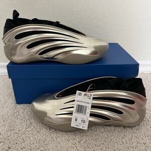 adidas Harden Vol. 9 Cyber Metallic JR2506 Basketball Shoe Men Size 9 NWT